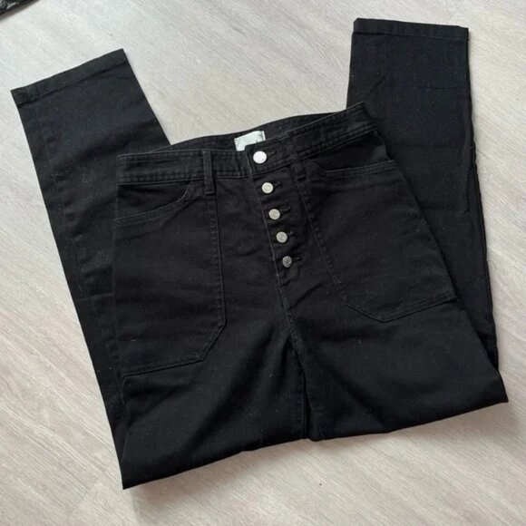 LIKE NEW Wilfred Free Black Belen High Rise Pants BLACK 02 - Picture 3 of 5